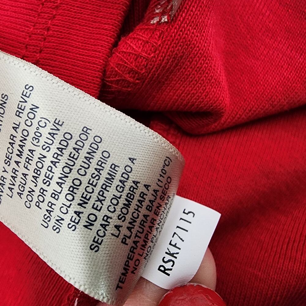 Rafaella Women 2 Piece Knit Cardigan Tank Set Studded 3/4 Sleeve Red Size Large - Picture 14 of 14